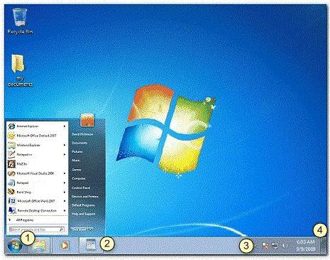 barre de lancement rapide dans Windows 7 