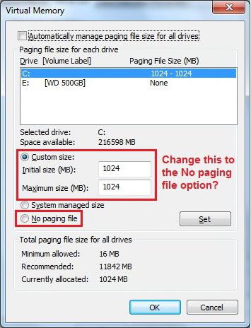 Hvordan ændrer jeg swap-filen?