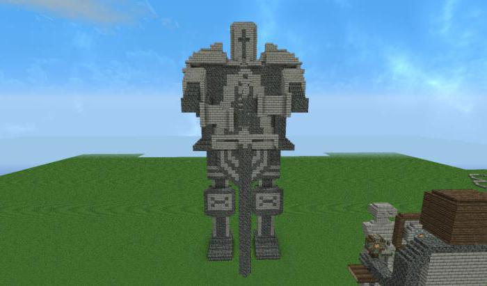 come costruire una statua in Minecraft