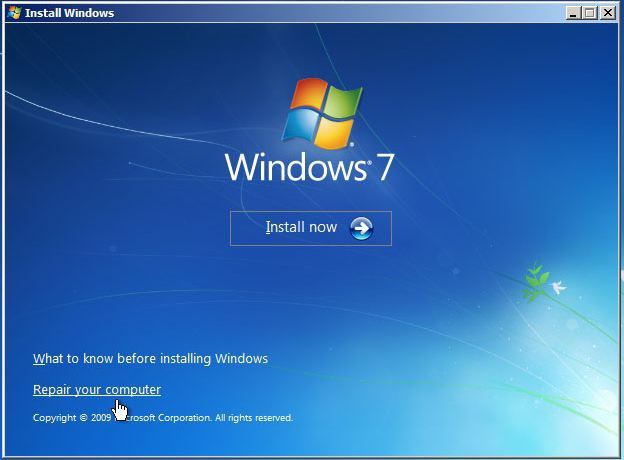 obnoviť heslo správcu pre systém Windows 7