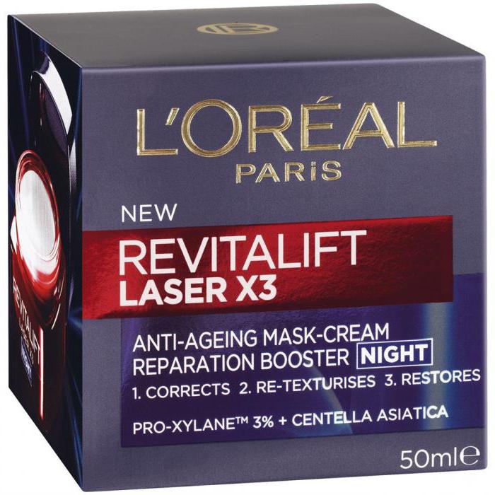Cream Loreal Revitalift Laser 3 utasítások