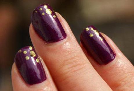 nail design purple