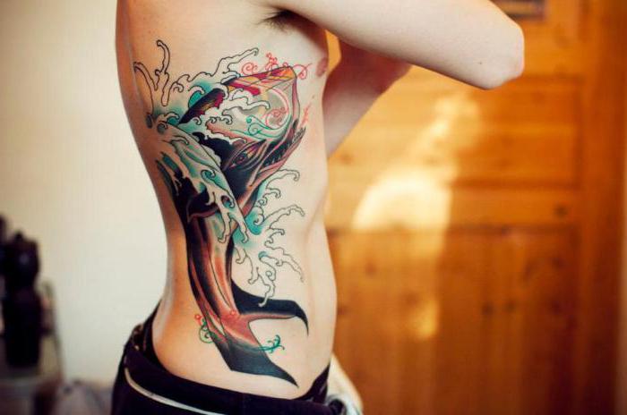 tetoválás bálna
