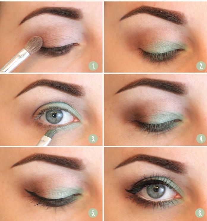 Make-up für graue Augen