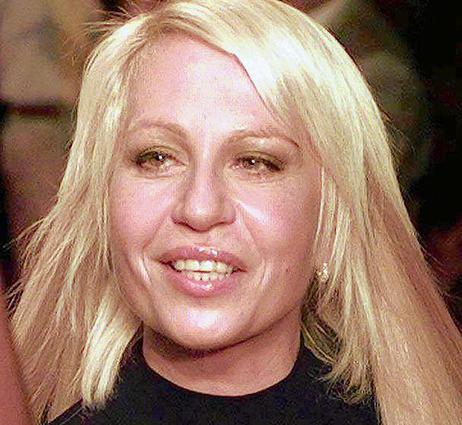 Donatella Versace in his youth