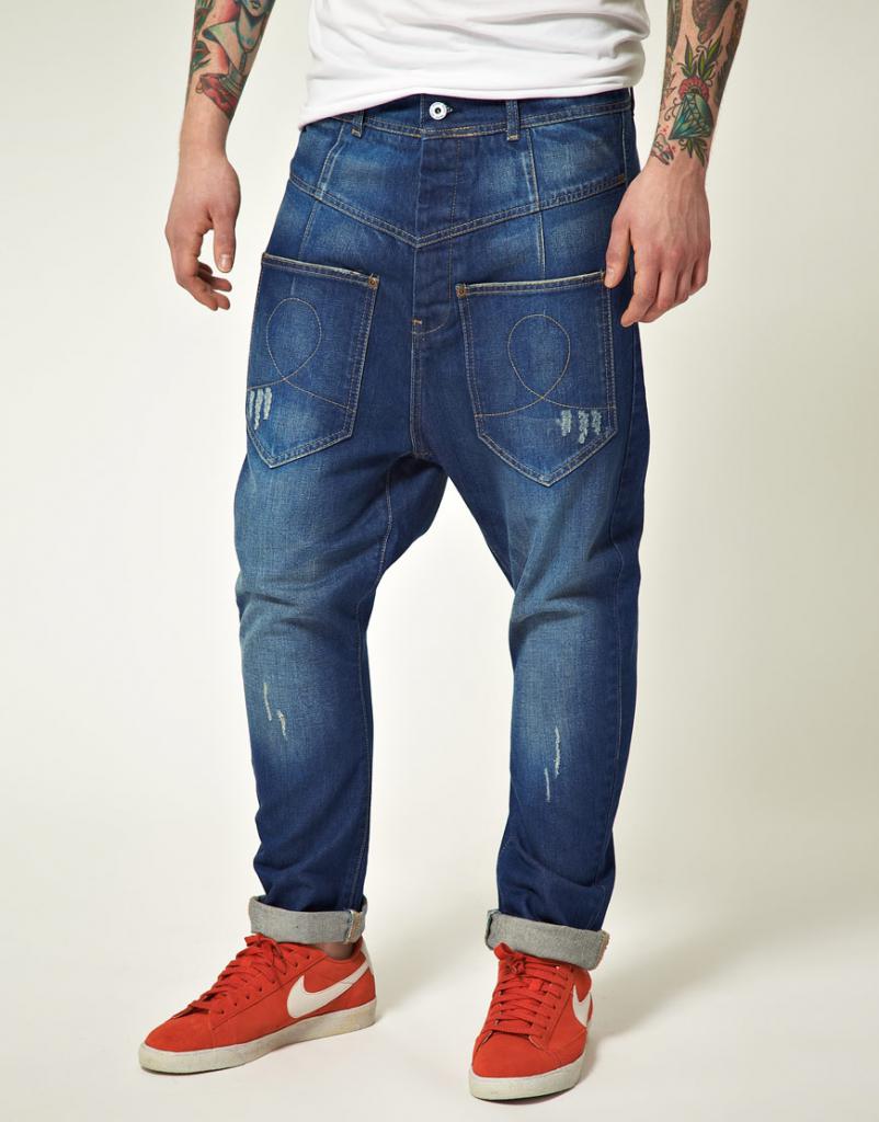 מכנס ג 'ינס רכיבה לגברים