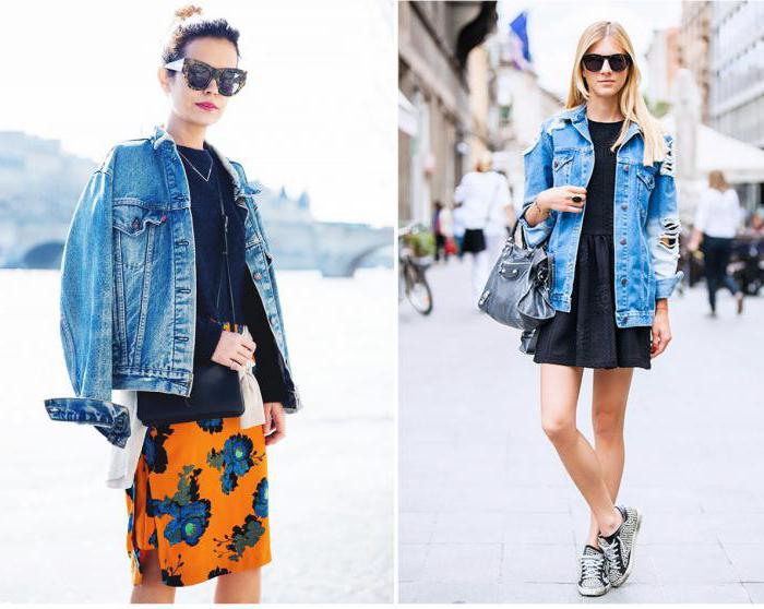 jeans jacket with dress