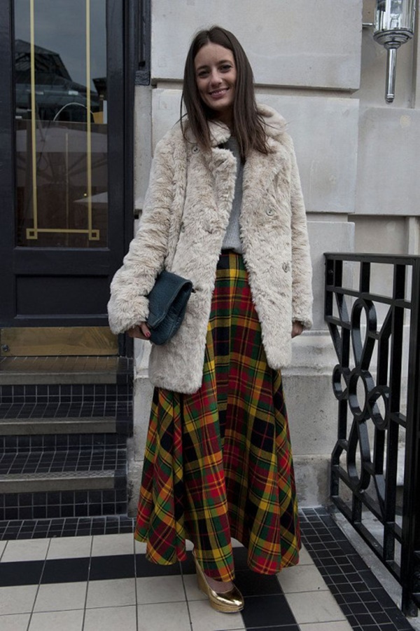 Long skirt in winter