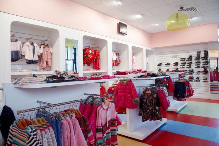 table of sizes of children's clothes 