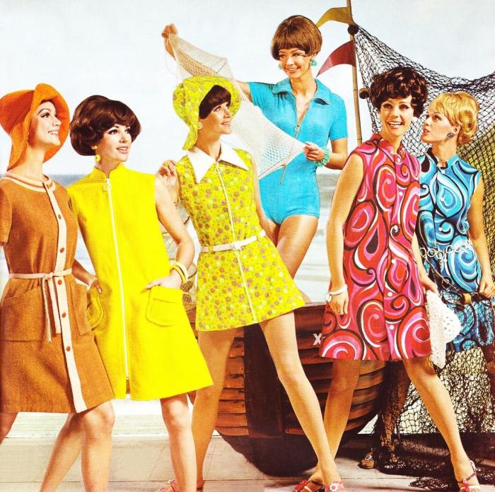Stilul anilor 60 în haine