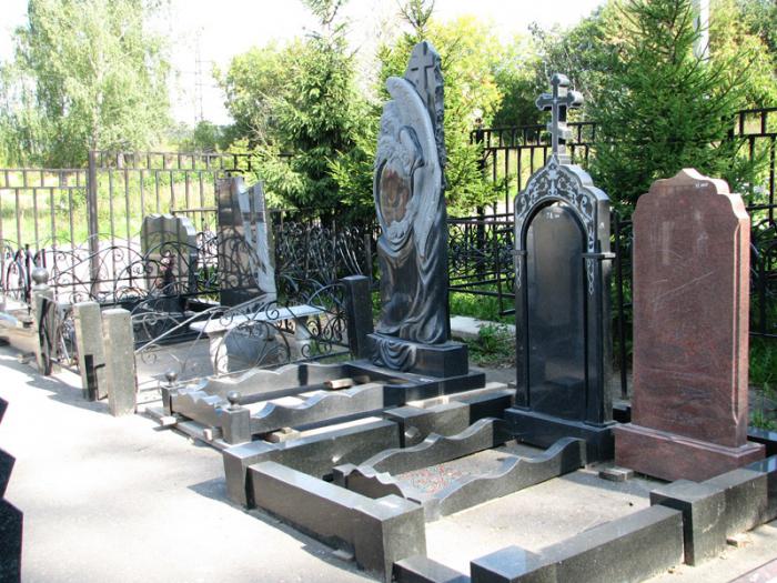 डोमोडेडोवो कब्रिस्तान कब्रिस्तान की सूची
