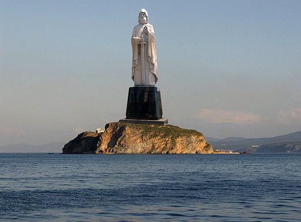 monument till Ilya Muromets i Vladivostok