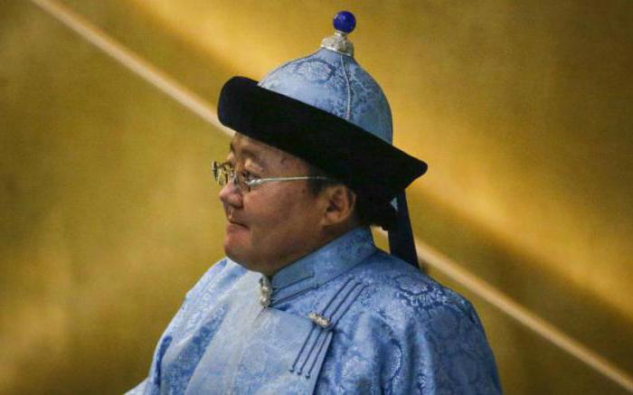 Presidente de Mongolia foto 