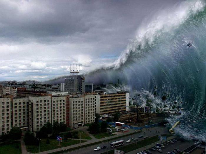 belangrijkste oorzaken van tsunami's