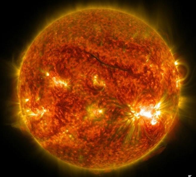 o que ameaça uma rachadura no sol 