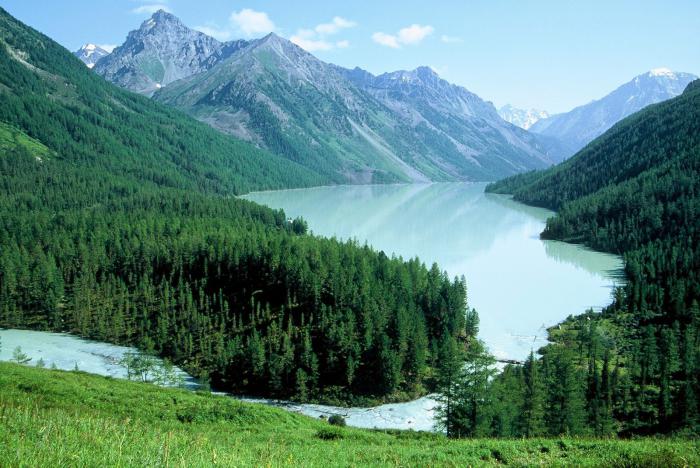 Území Altaje Altajská příroda