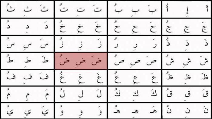 Traducción de letras árabes