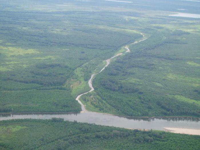 rios planos e diferença montanhosa