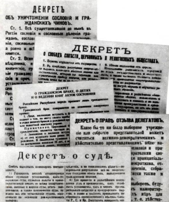 Erklärung der Rechte der Völker Russlands 2. November 1917