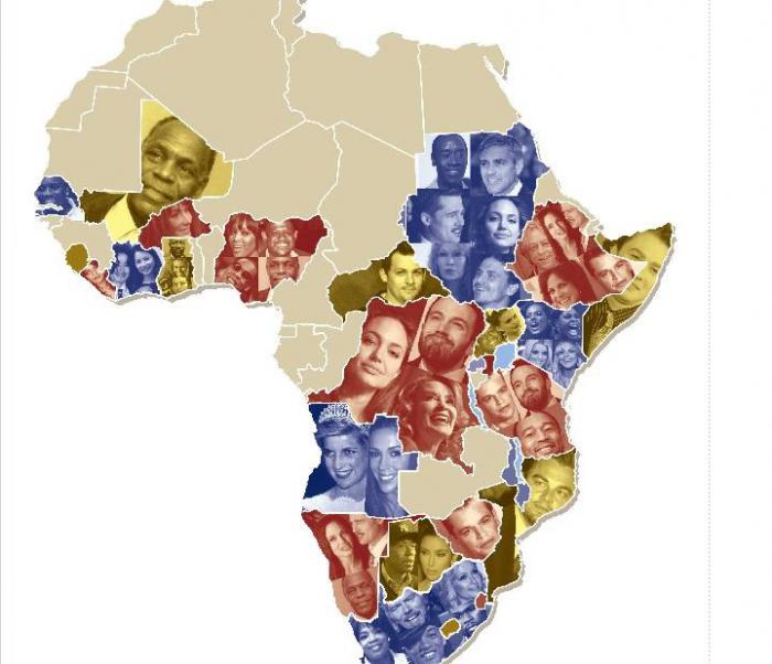 gebied van Afrika in sq km