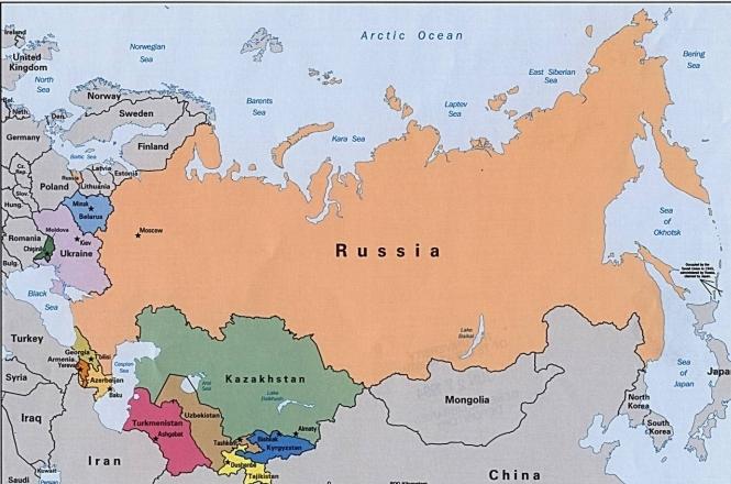 χώρες που συνορεύουν με τη Ρωσία