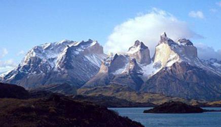 fjellene i ananda Sør-Amerika