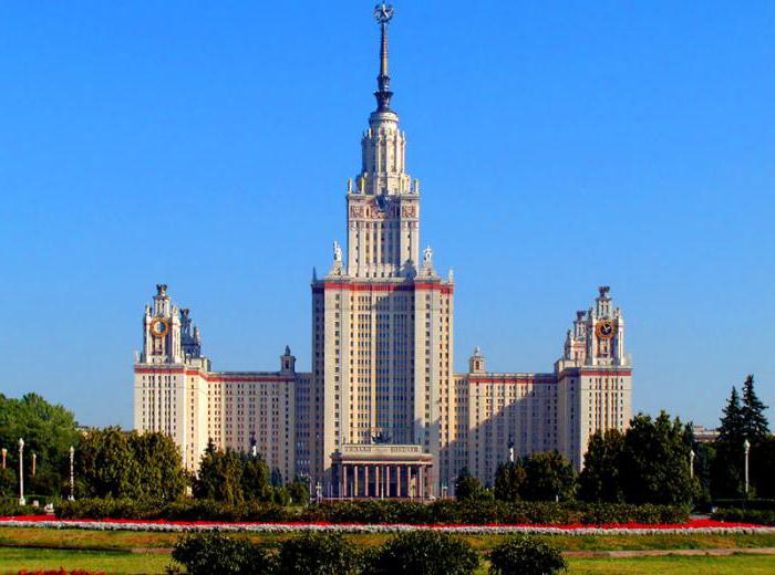 State universities of Moscow with budgetary
