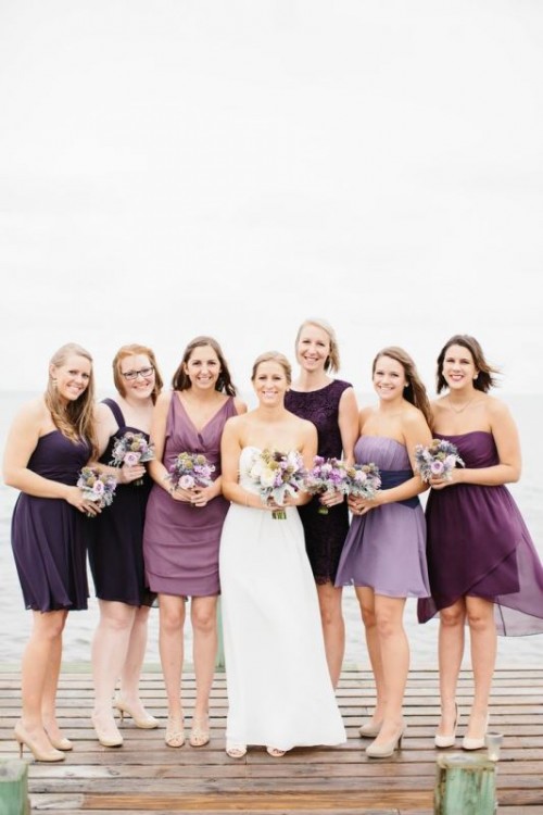 紫の結婚式