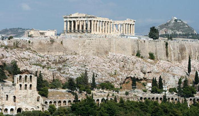 Akropolis van Athene korte beschrijving