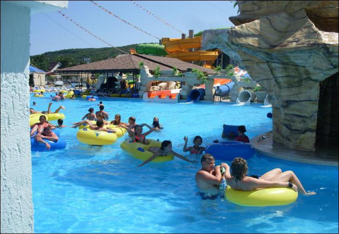 aquapark of the Black Sea in Lermontovo 