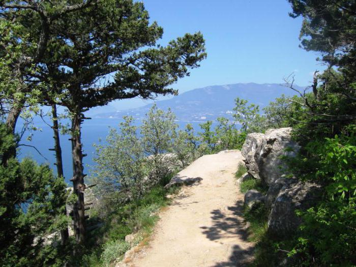 sentiero del sole reale in Crimea