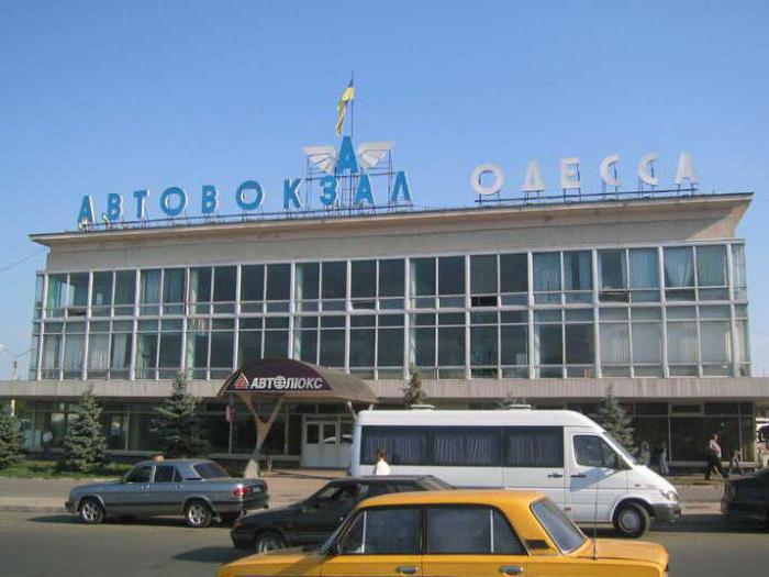 autoosta Odesas centrālā 