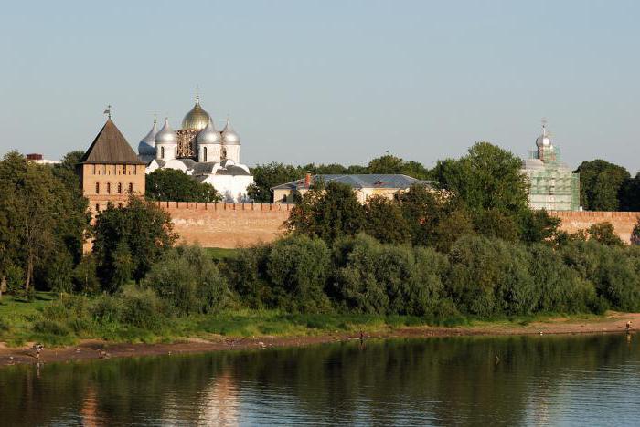 historische monumenten van Novgorod en omstreken