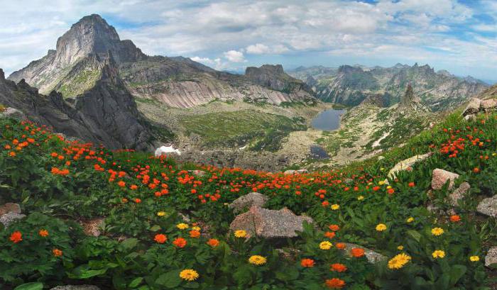 Ergaki natuurpark regio Krasnojarsk 