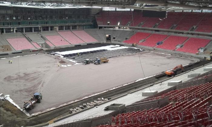 Maskvos „tushino“ stadiono „spartak“ 