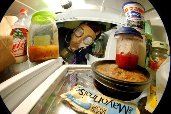  remover odores desagradáveis ​​na geladeira