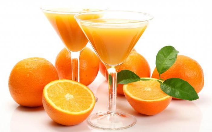 Narančasta kalorična svojstva