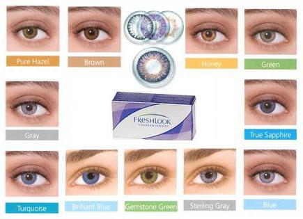 lentes de contacto de color Freshlook colorblends