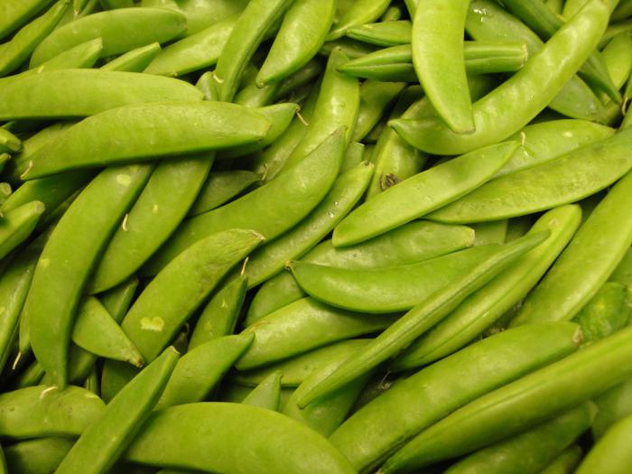 Contenuto calorico dei piselli bolliti