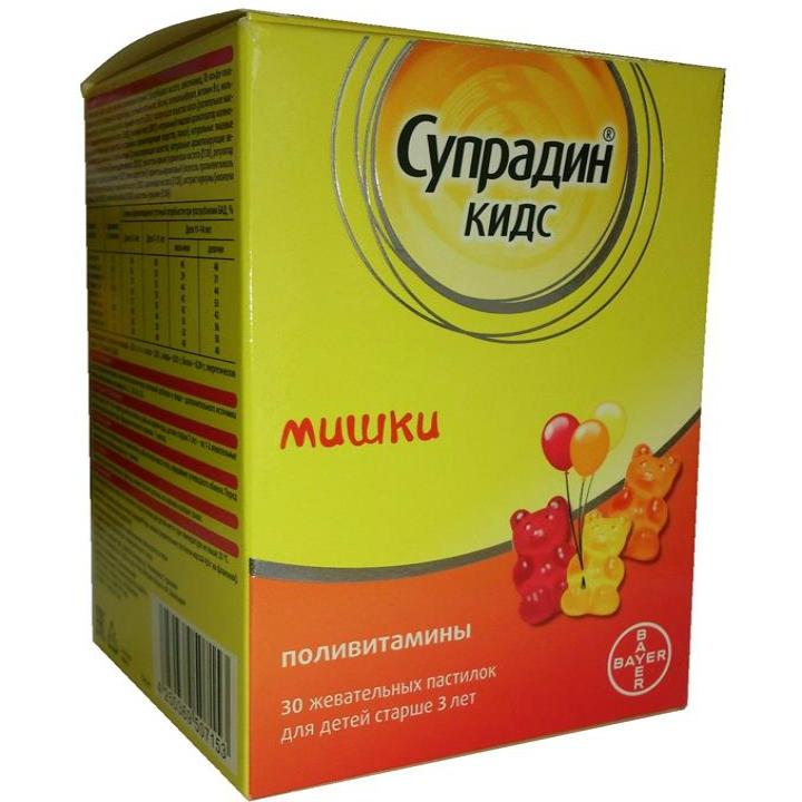 supradin vitaminer instruksjon