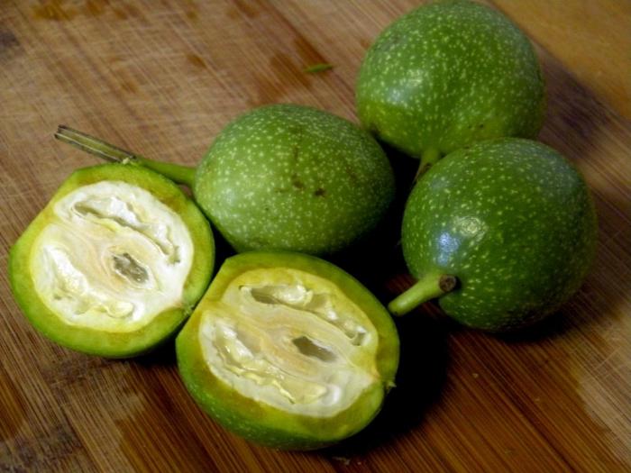 groene walnoten voor de schildklier